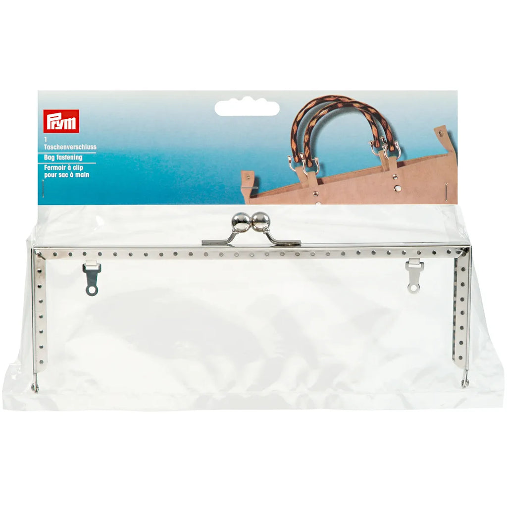 Chiusura borsa a scatto Prym 615230 colore canna di fucile 23 x 8