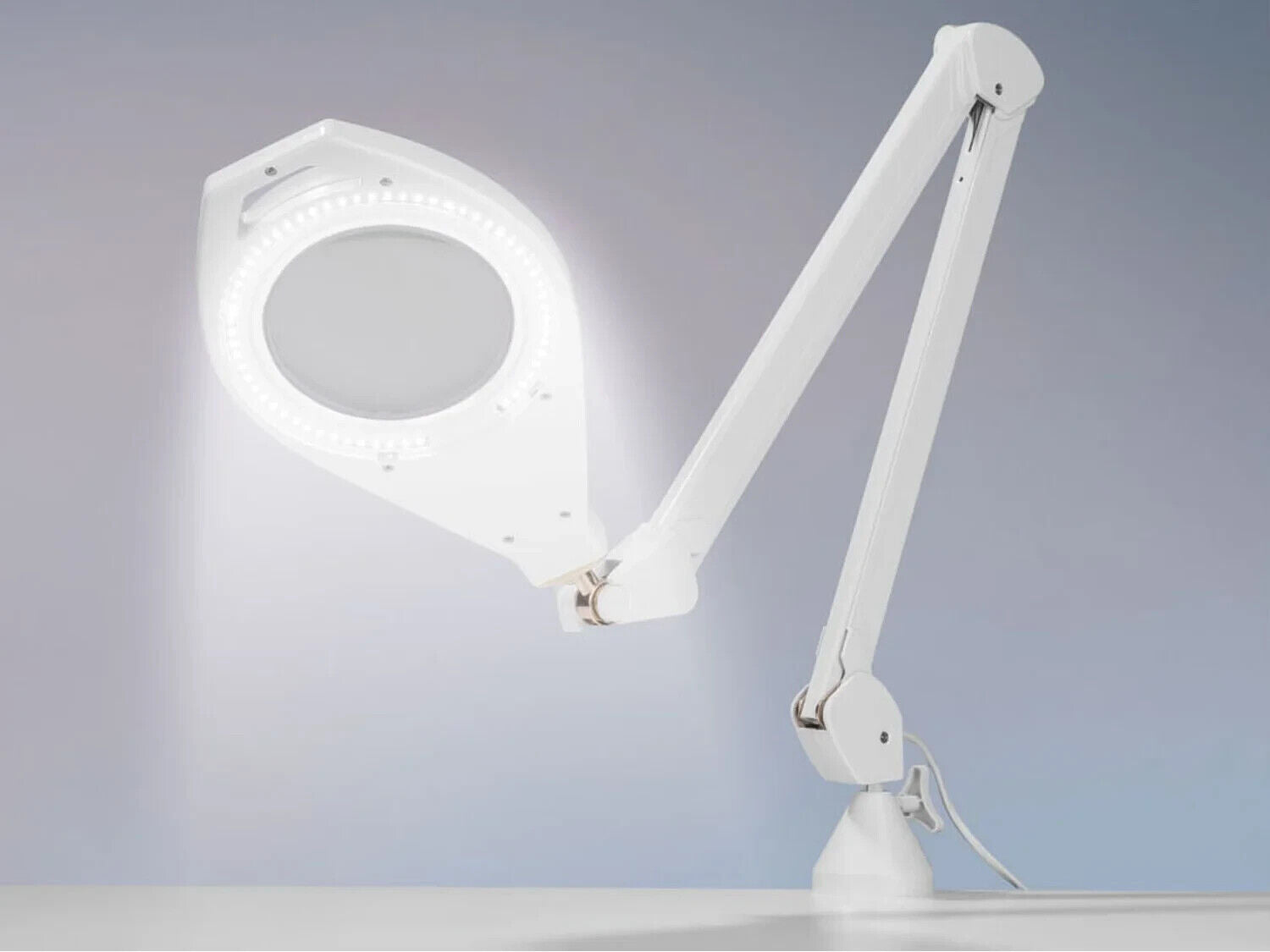Clamp table lamp
