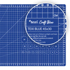 Tappetino da taglio autorigenerante, 45x30cm blu