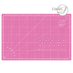 Tappetino da taglio autorigenerante, 45x30cm rosa