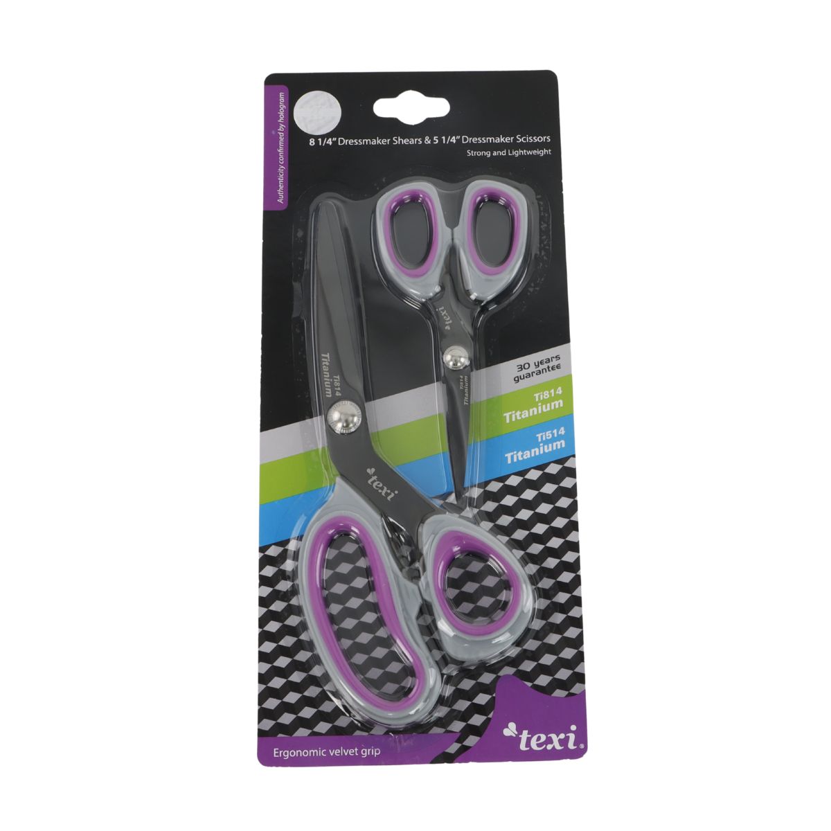 Set of 8" Titanium Tailor's Scissors and 5 1/4" Scissors