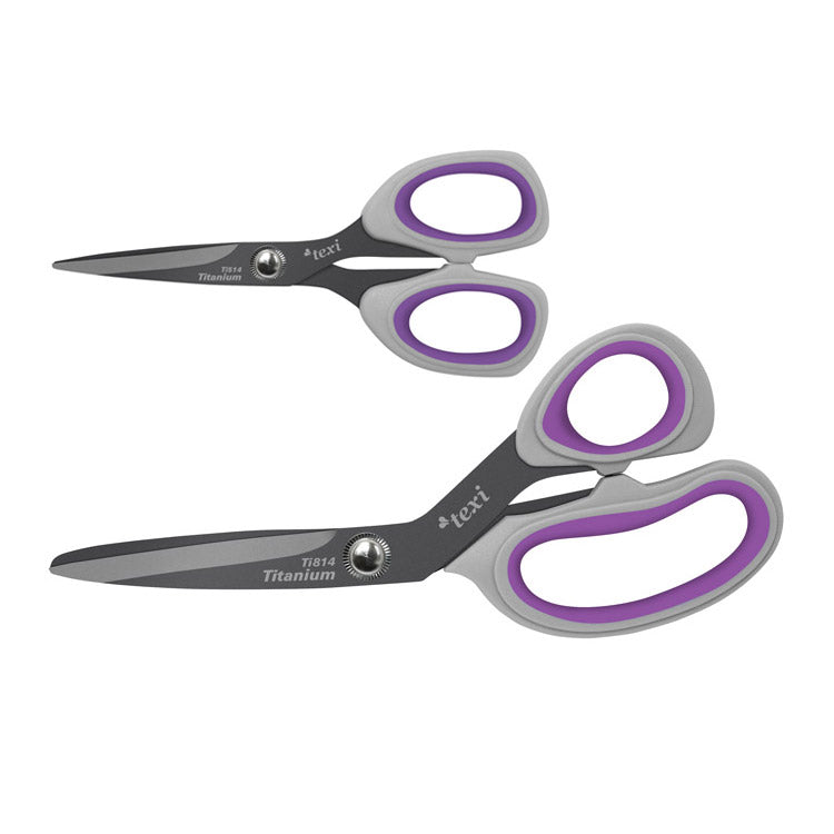 Set of 8" Titanium Tailor's Scissors and 5 1/4" Scissors